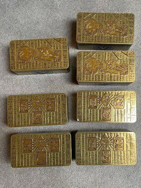 Yu-gi-oh! (EMPTY) 2021Tin of Ancient Battles & 2022 Tin of the Pharaoh's Gods
